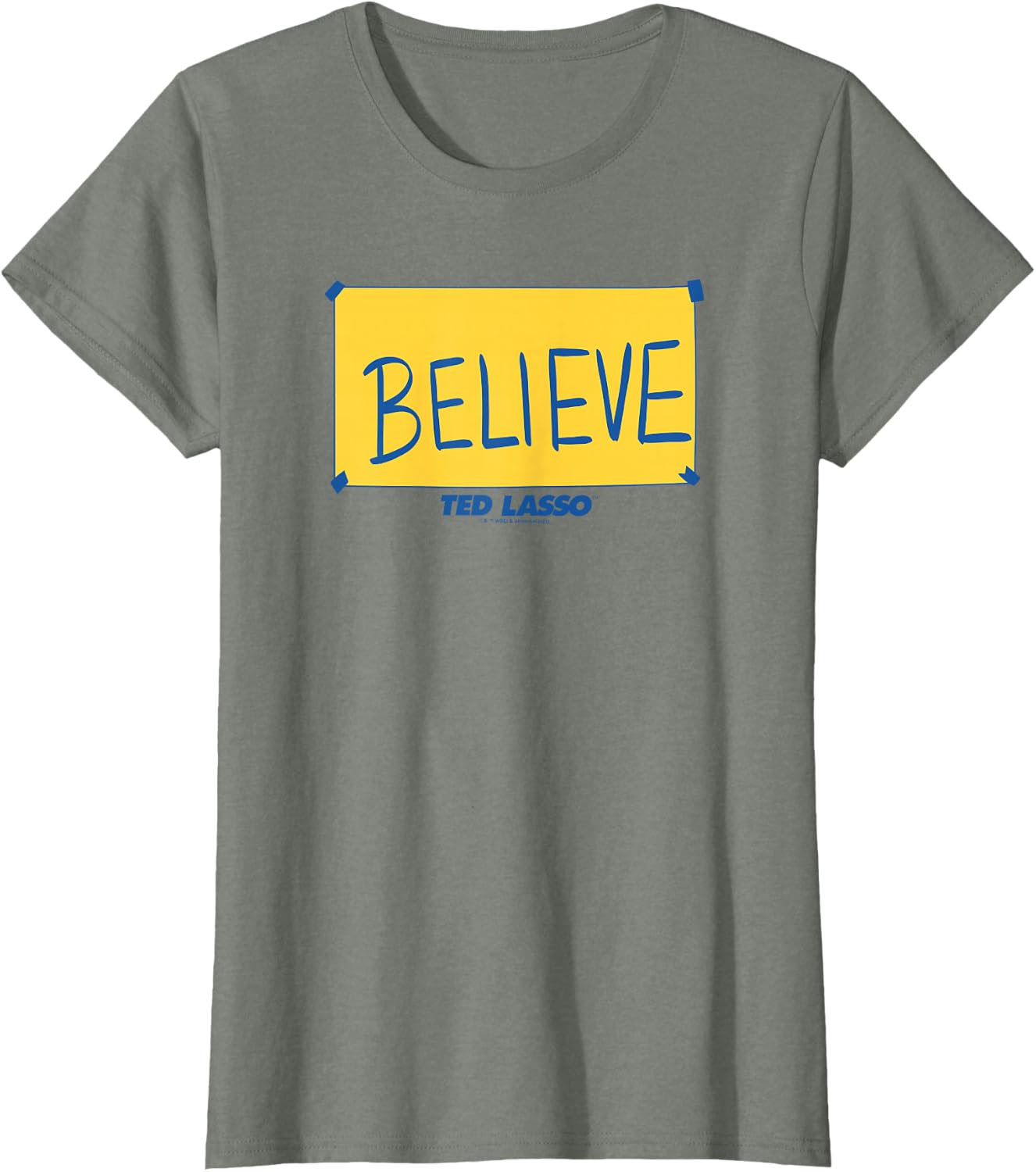 Ted Lasso Believe Yellow Sign T-Shirt
