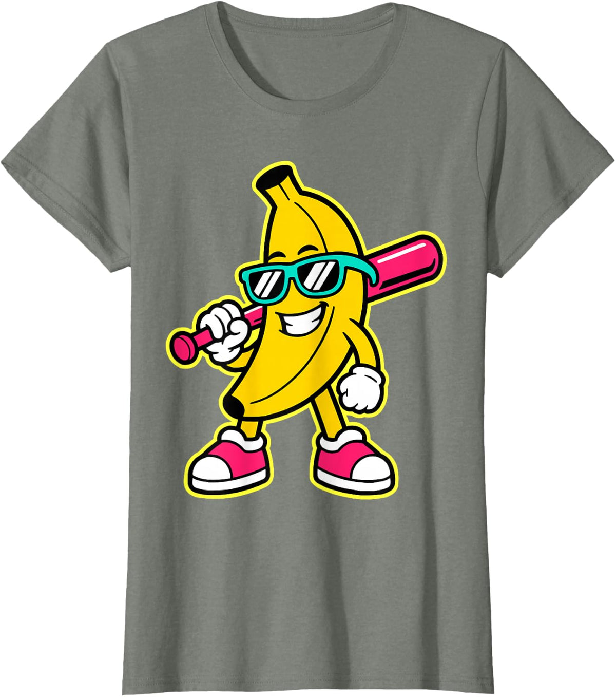 Banana Funny Cartoon Kids Youth Boys Girls T-Shirt