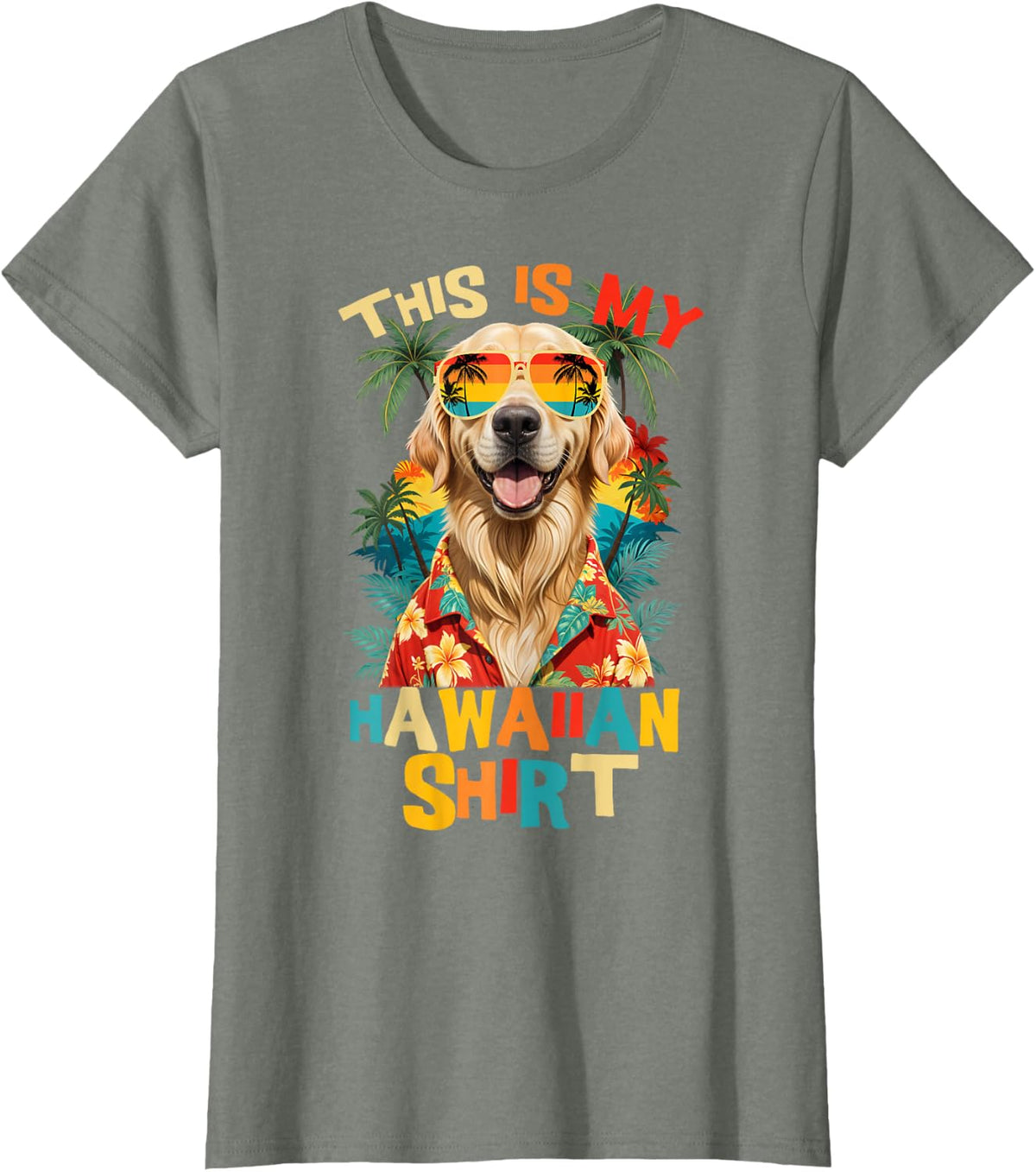 This is My Hawaiian Shirt Tropical Luau Costume Party Hawaii T-Shirt