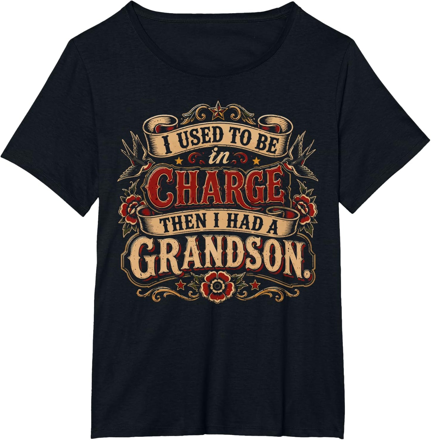 I Used to Be in Charge Then I Had A Grandson T-Shirt