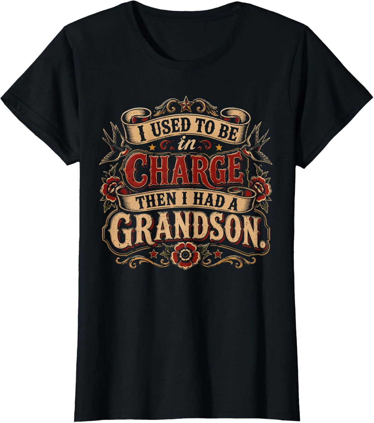 I Used to Be in Charge Then I Had A Grandson T-Shirt