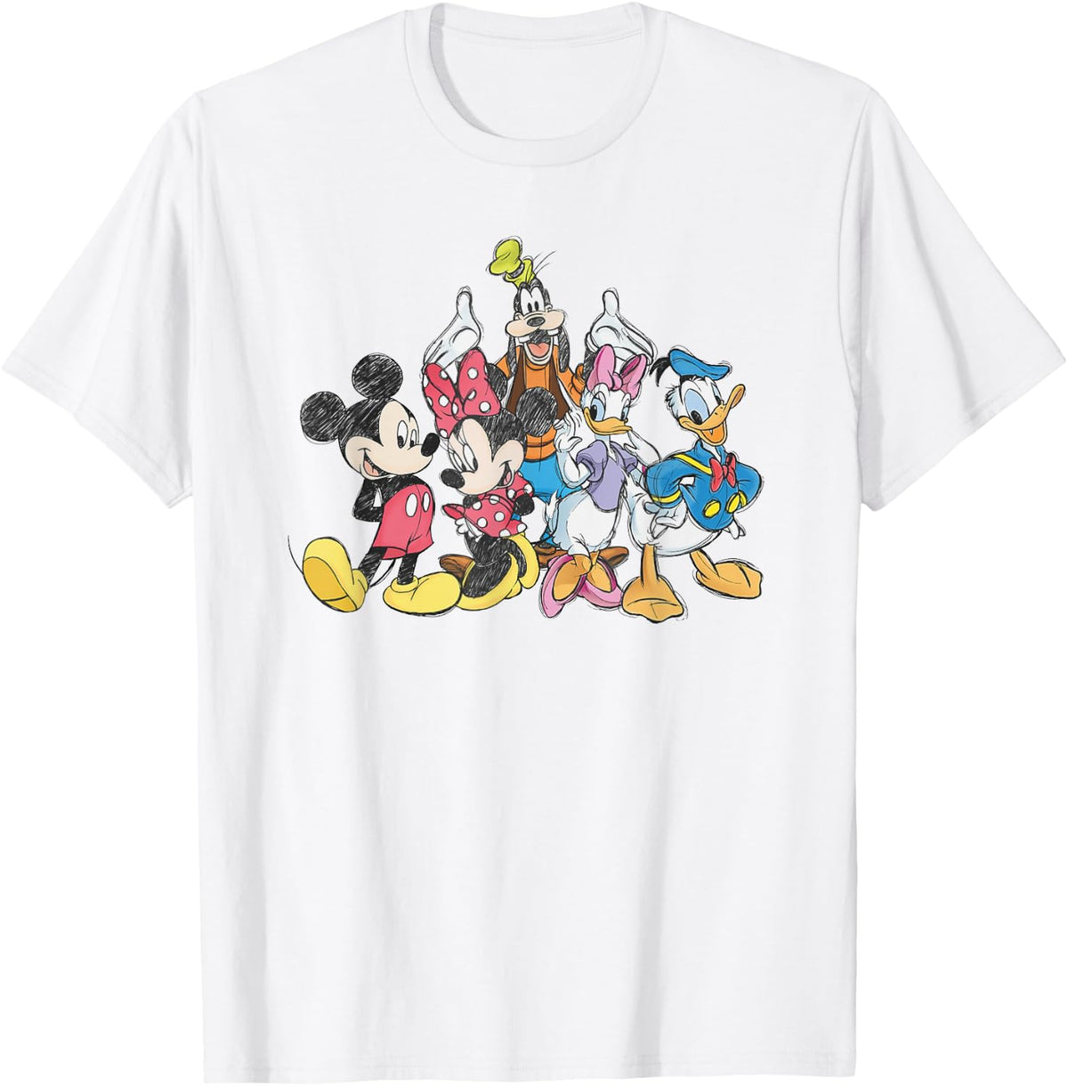 Disney Mickey Mouse and Friends Short Sleeve T-Shirt
