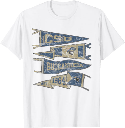 Charleston Southern University Buccaneers Pennants T-Shirt