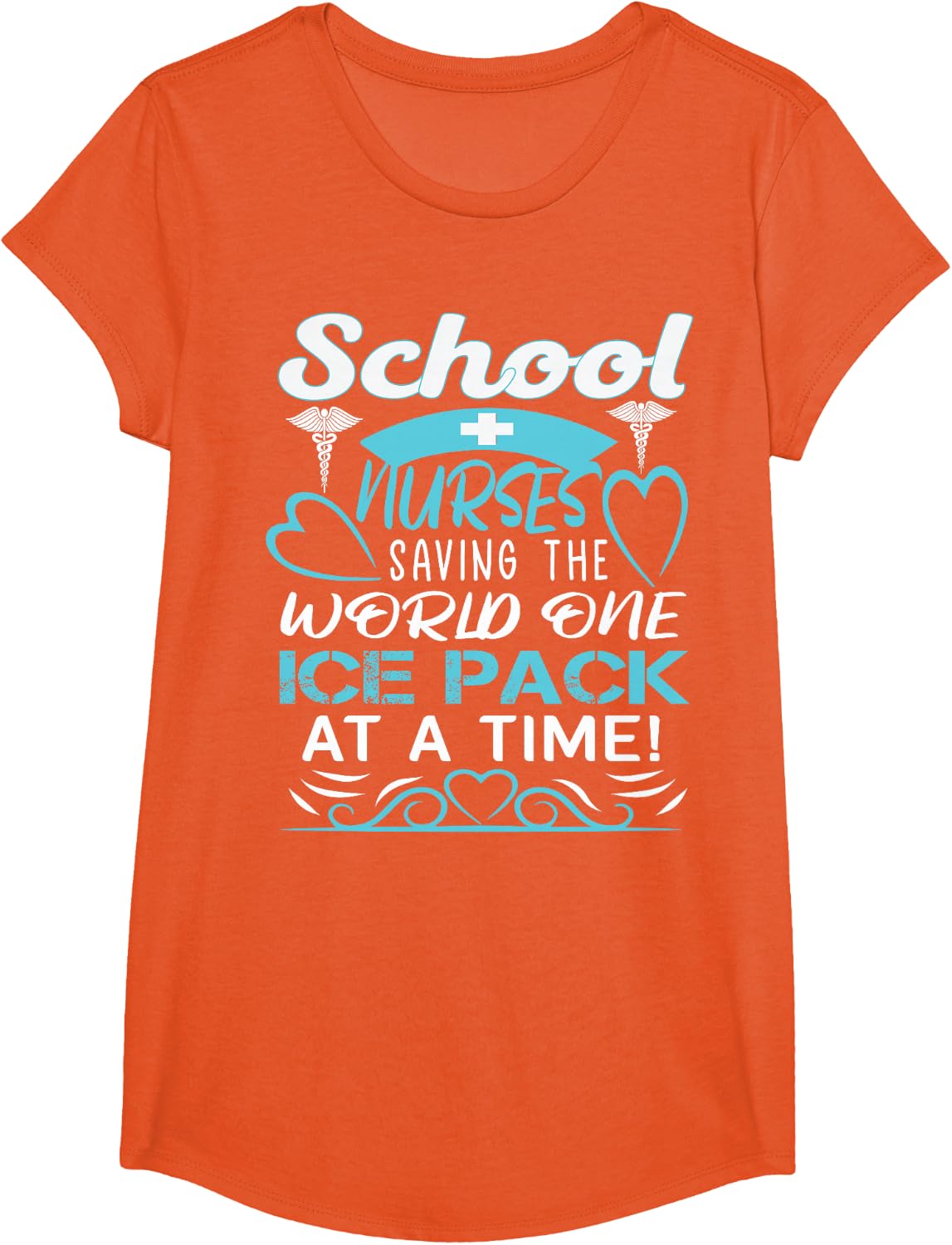 School Nurses Saving The World One Ice Pack At A Time T-Shirt
