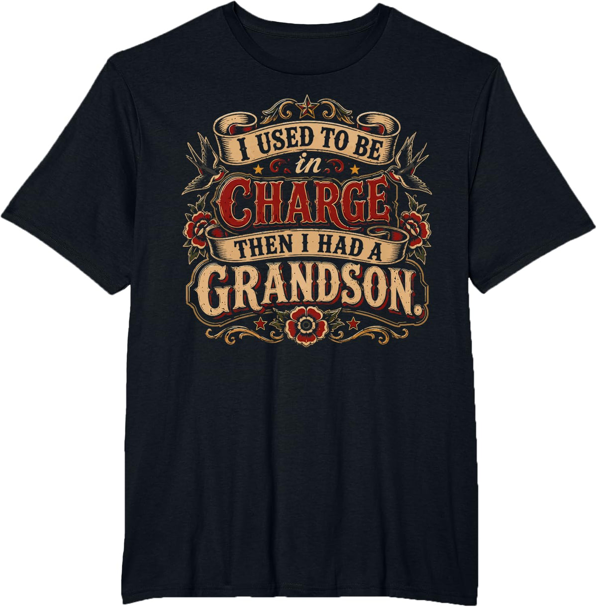 I Used to Be in Charge Then I Had A Grandson T-Shirt