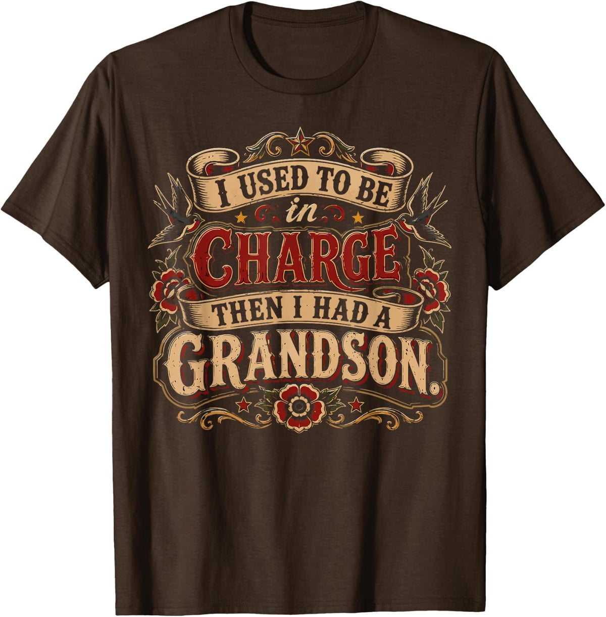 I Used to Be in Charge Then I Had A Grandson T-Shirt