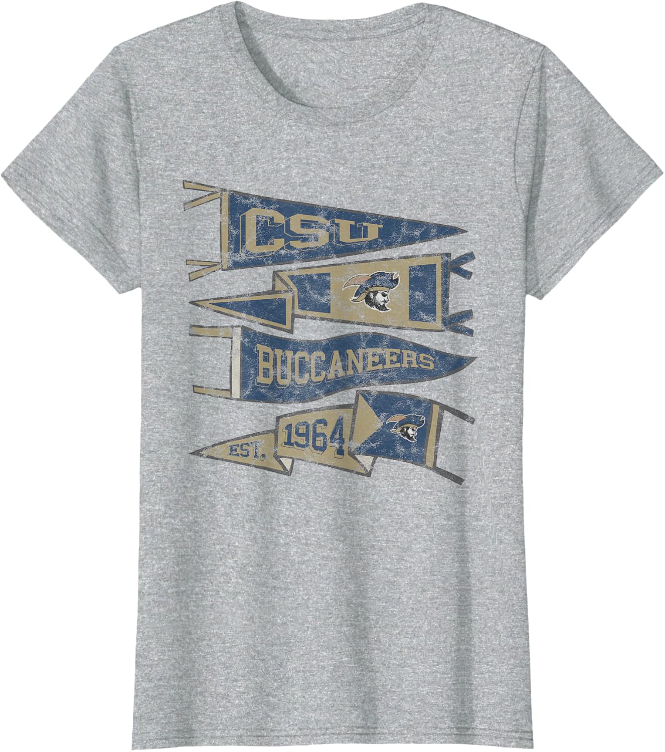 Charleston Southern University Buccaneers Pennants T-Shirt