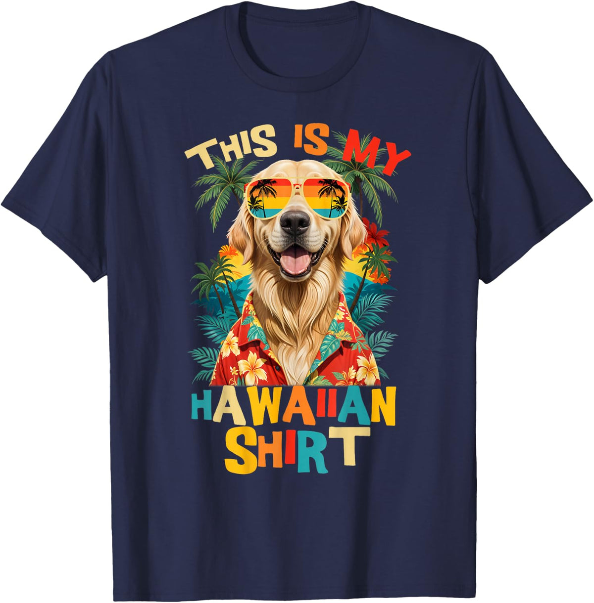 This is My Hawaiian Shirt Tropical Luau Costume Party Hawaii T-Shirt