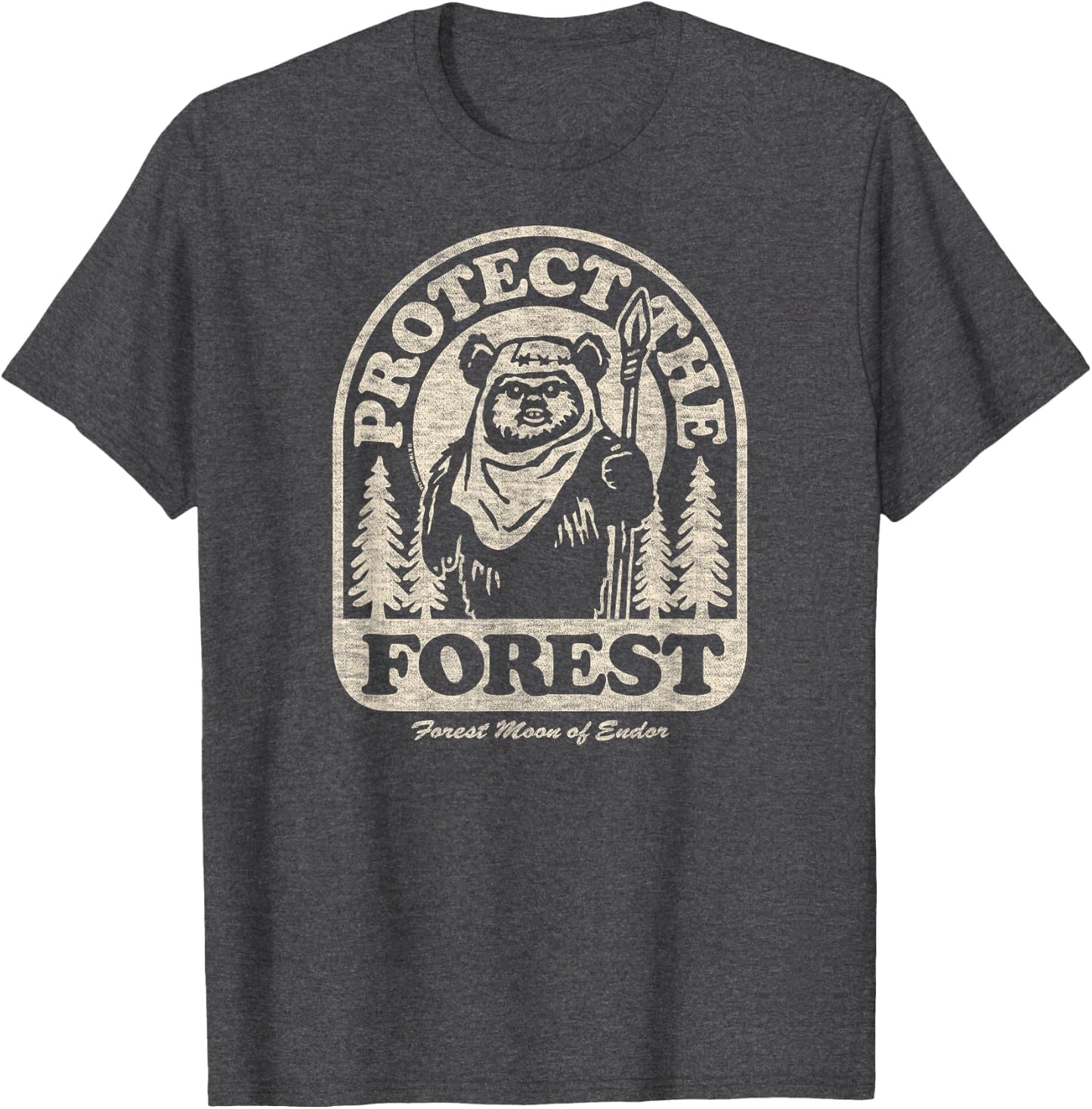 Star Wars Ewok Protect The Forest Graphic Tee T-Shirt