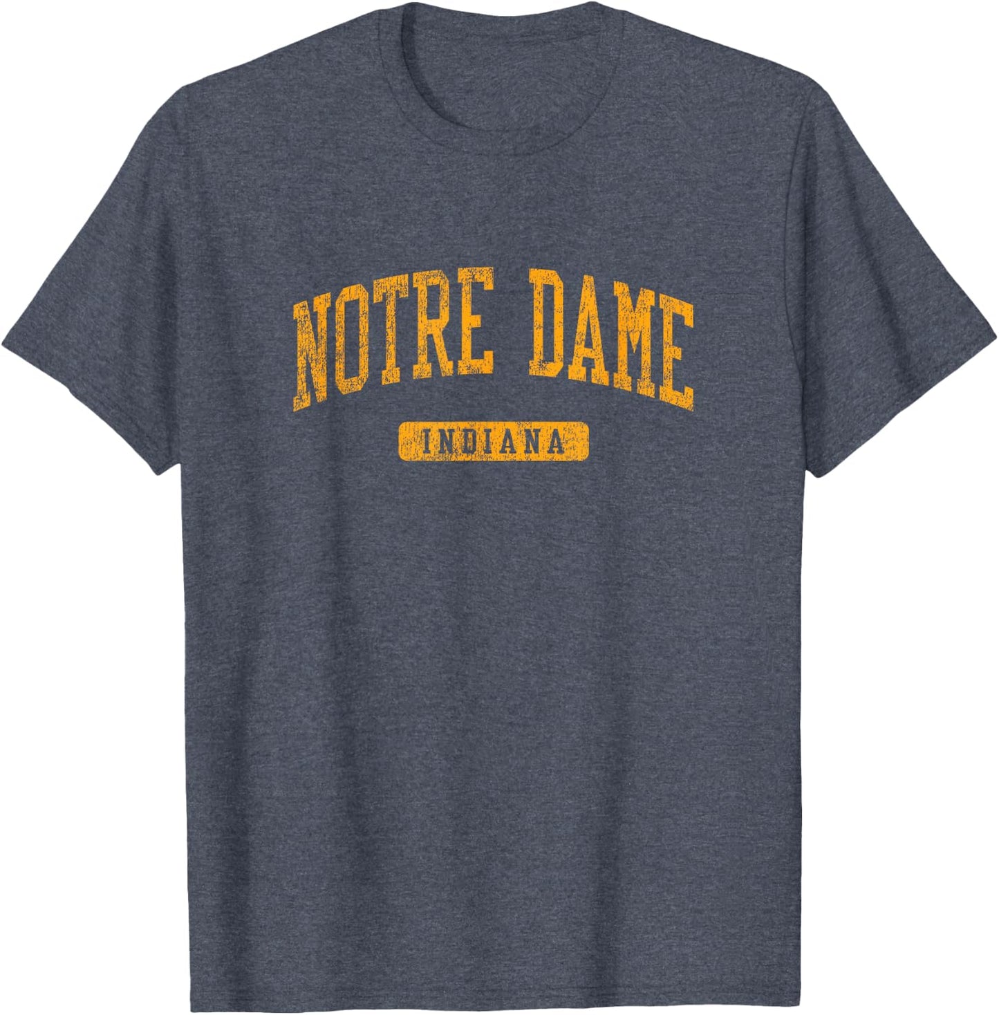 Notre Dame in Vintage Athletic Sports Design JG3 T-Shirt