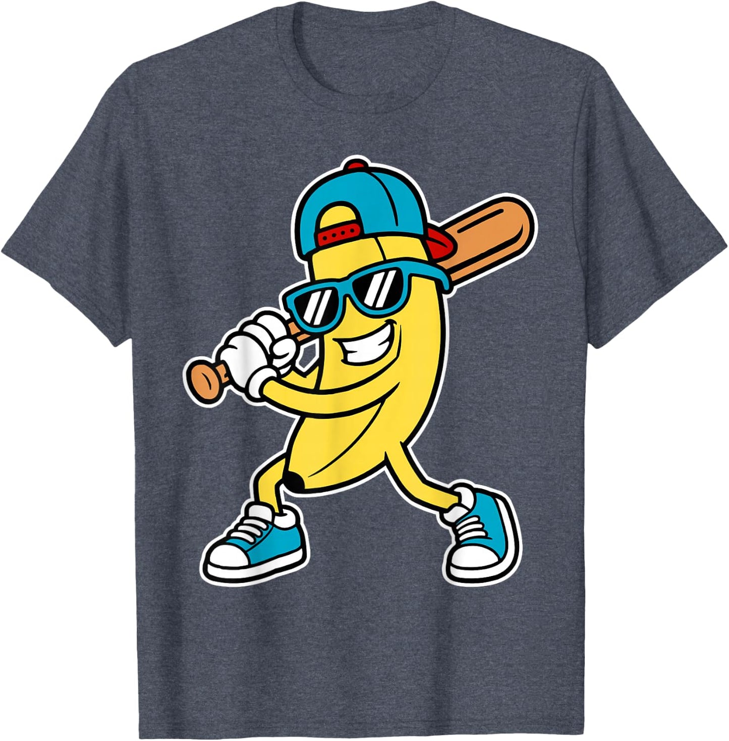 Banana Funny Cartoon Kids Youth Boys Girls T-Shirt
