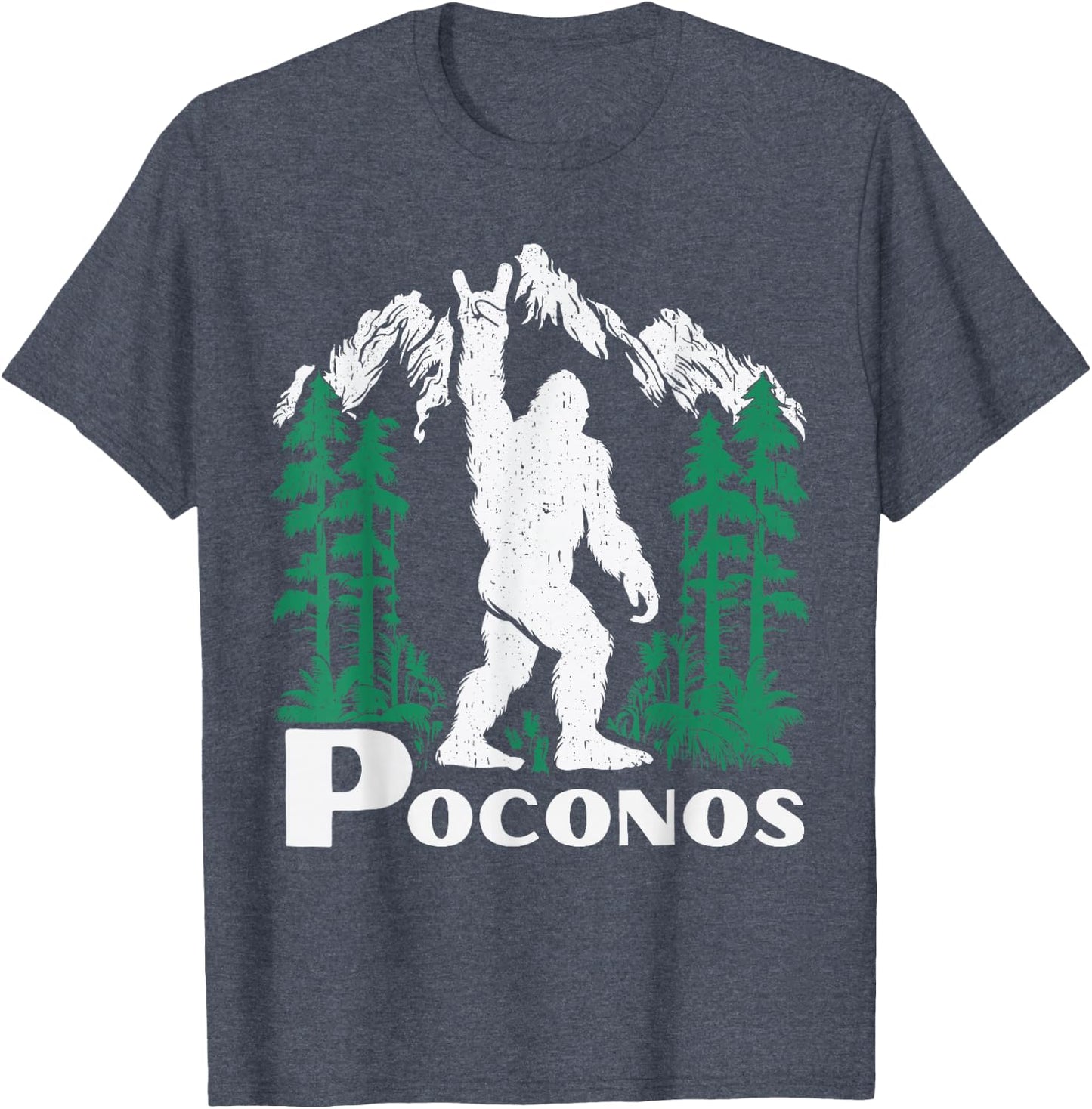 Poconos Bigfoot, Pocono Mountain T-Shirt