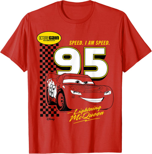 Disney Pixar Cars - Lightning McQueen 95 I Am Speed T-Shirt