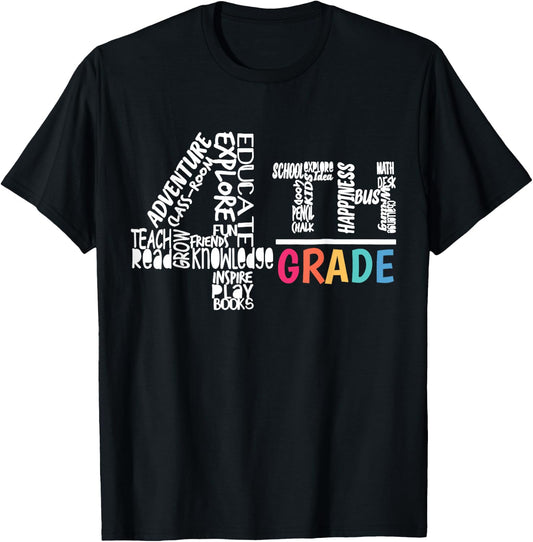 Funny Fourth Grade Tee Shirt Students of 4th Grade Boy T-Shirt