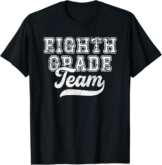 Teachers eighth Grade Retro Back To School Team 8th Grade T-Shirt