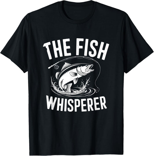 The Fish Whisperer Master Angler Artwork T-Shirt