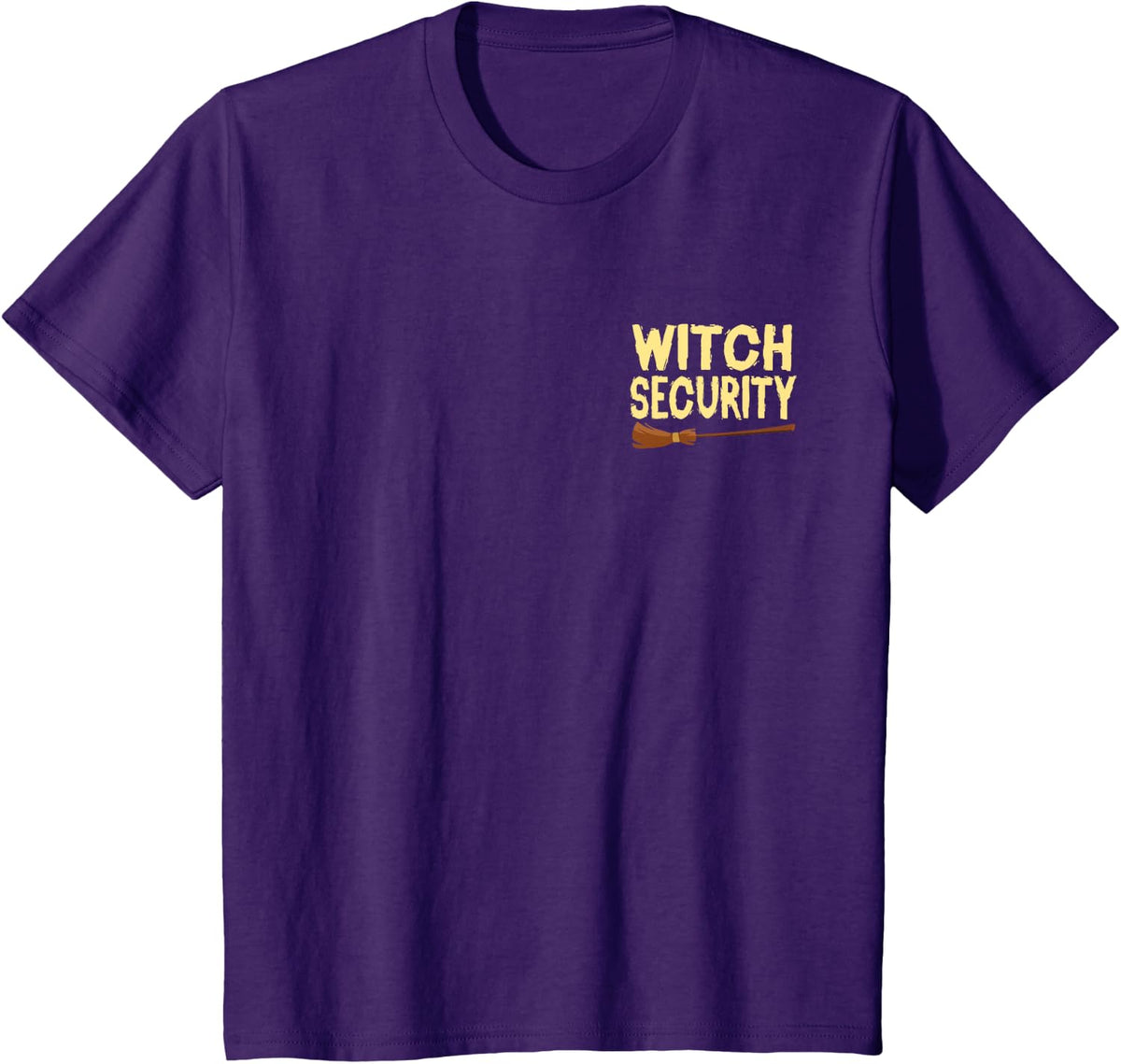Witch Security Halloween Costume For Couple and Parents T-Shirt