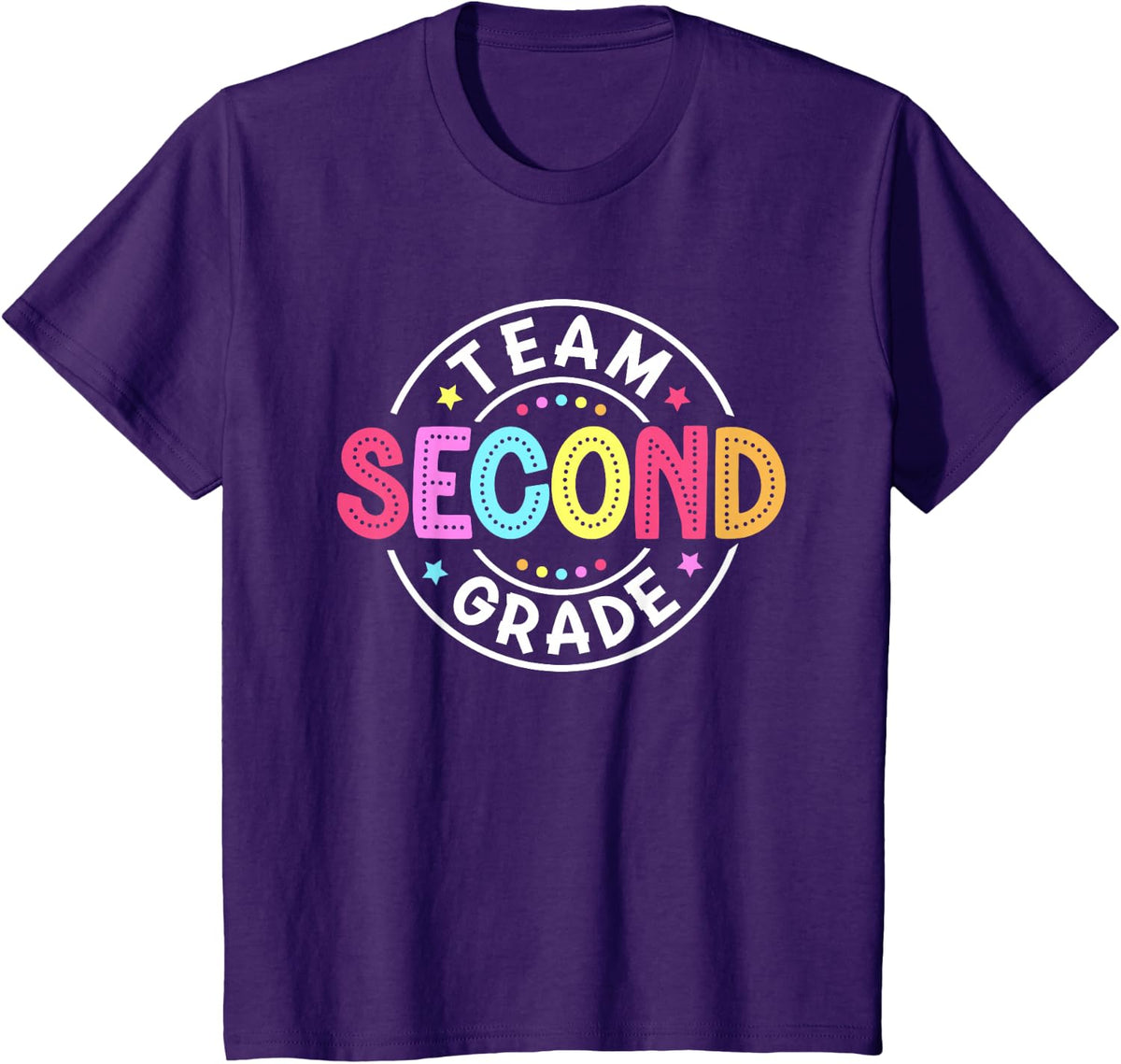 Team Second Grade Teacher Back to School 2nd Grade Squad Kid T-Shirt