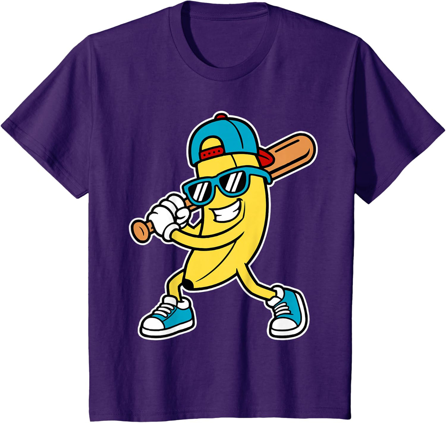 Banana Funny Cartoon Kids Youth Boys Girls T-Shirt