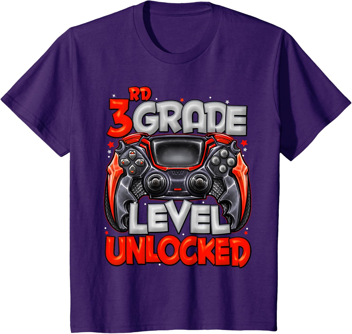 3rd Grade Level Unlocked Game On 3rd Grade Back to School T-Shirt