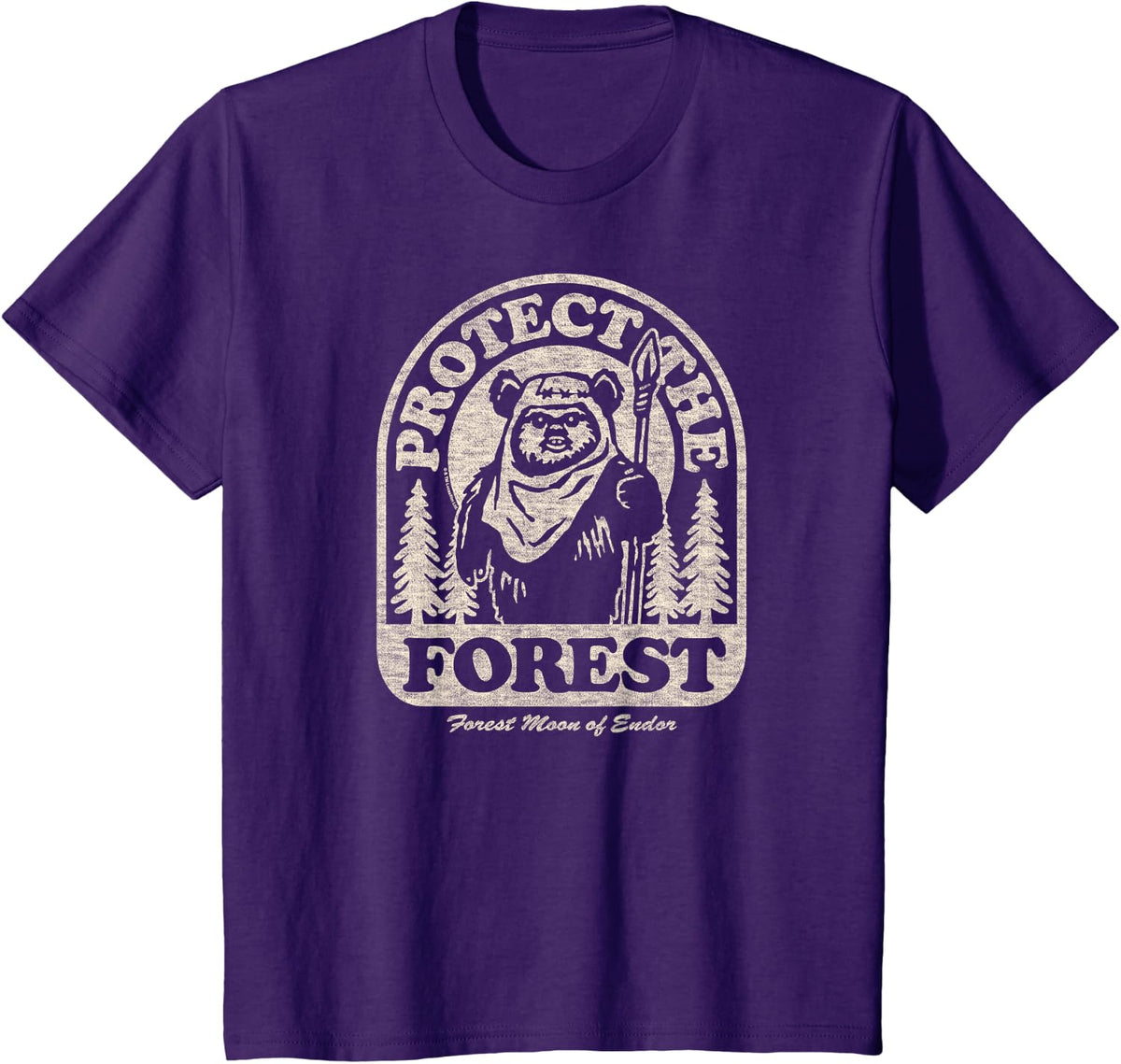 Star Wars Ewok Protect The Forest Graphic Tee T-Shirt