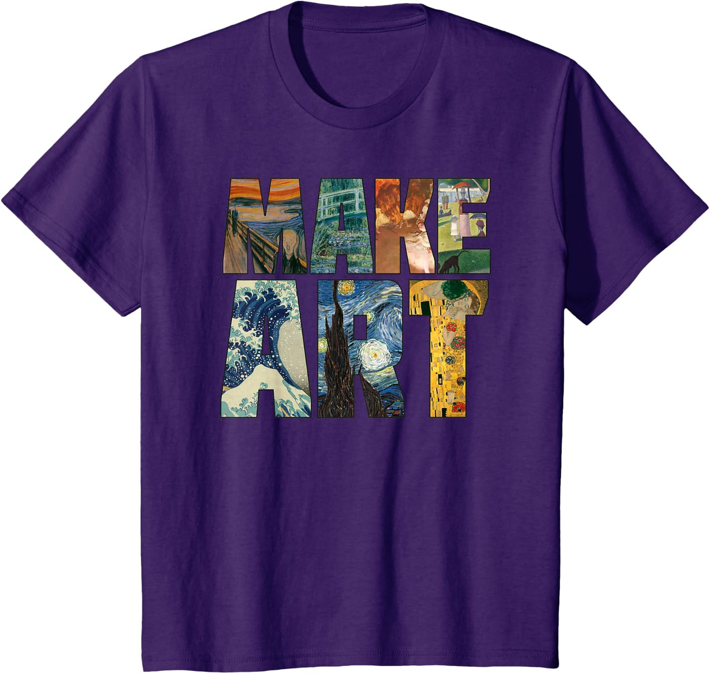 Funny Artist T Shirts Make Art Painting Humor Tees for Men and Women