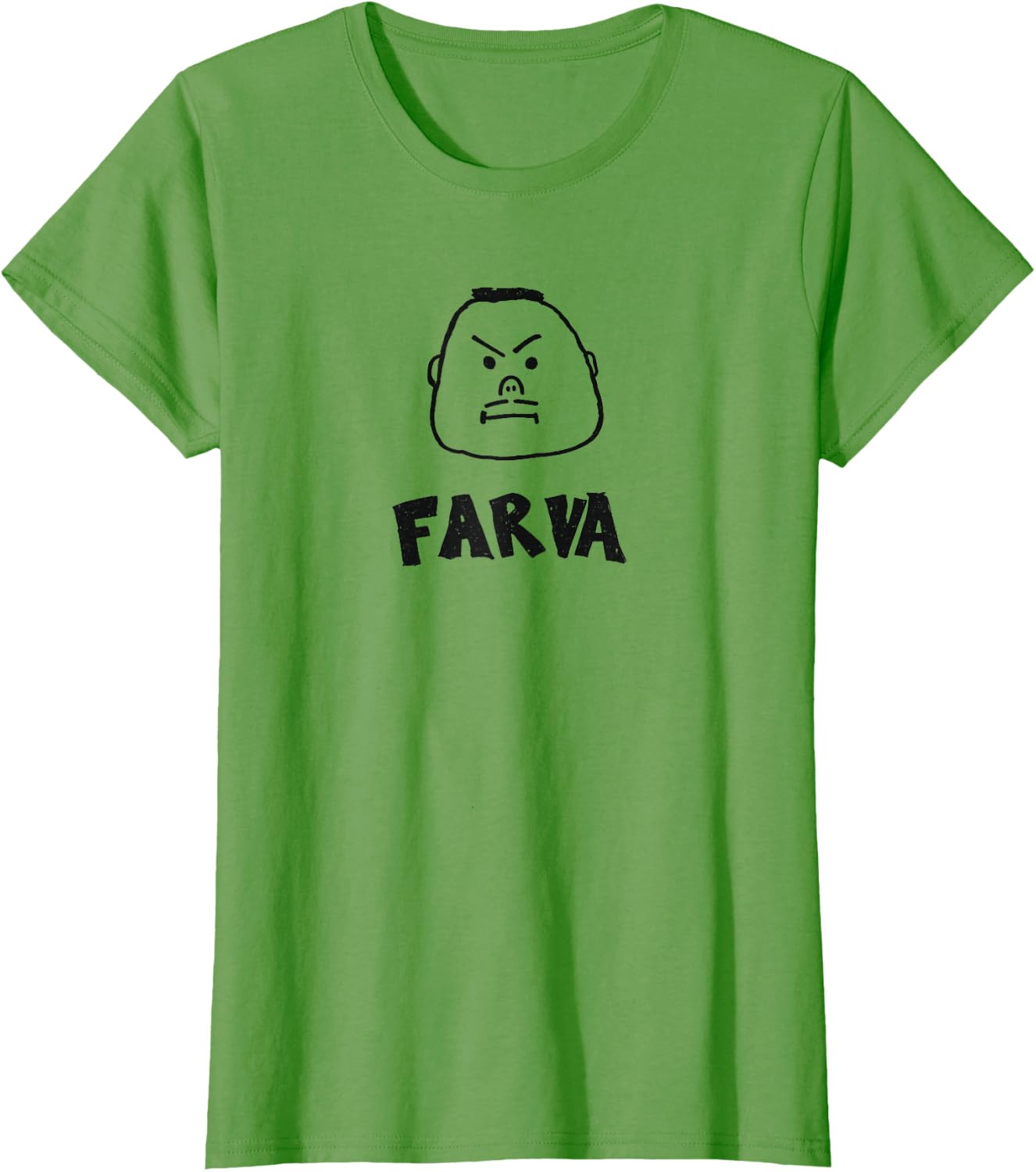 Funny Farva Bachelor Party Drawing Cartoon Big Head T-Shirt