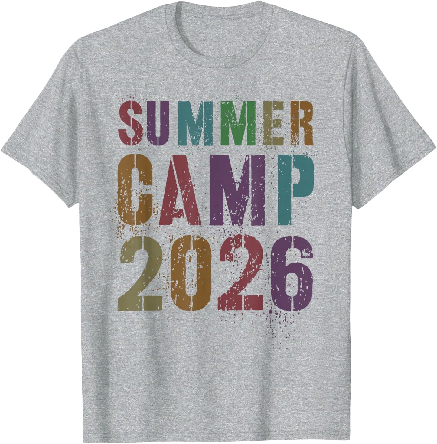 Kids Summer Camp 2026 Camping Host Staff Vibe Besties Cousin T-Shirt