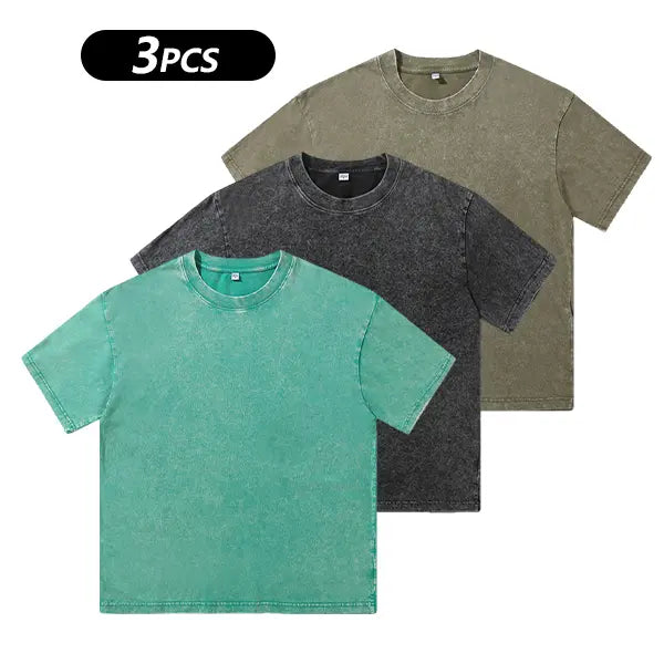 Men's Short Sleeved T-shirt Soft Comfortable Round Neck Casual Tee Lightweight Top for Daily Outings and Casual Wear
