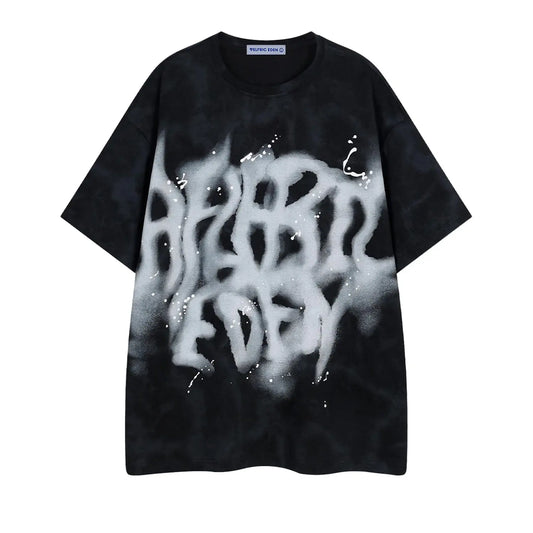 Aelfric Eden Men's Washed Oversized Cotton Graphic Tee - Short Sleeve, Streetwear Clothing, Trending Tops, Unisex Casual Daily Wear | Mensfashion, Men's Tops,summerwins,father'sdaygifts,back to school,back to school shopping