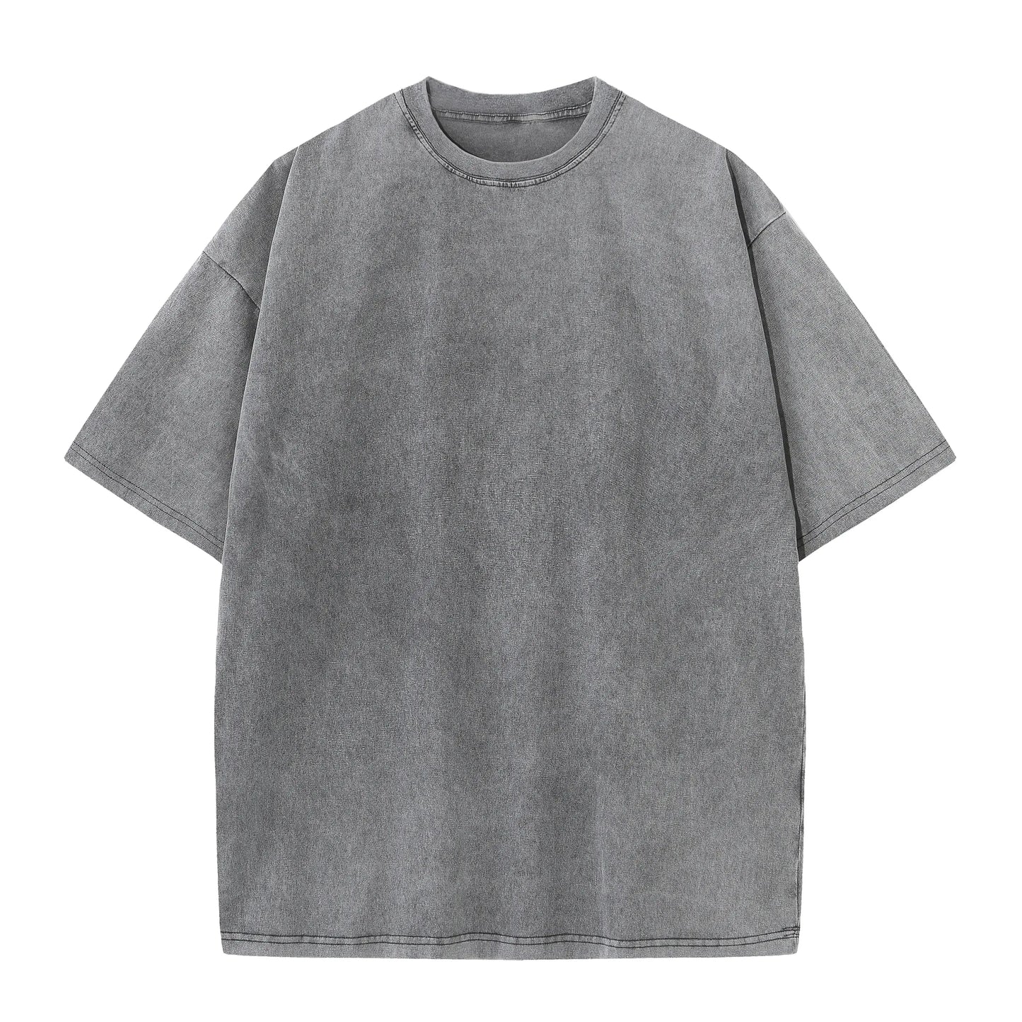 1/4 Pack Unisex 100% Cotton Vintage Wash T Shirts, Essential Crewneck Tees for Streetwear, Travel, Music Festivals & Everyday Basics, Soft Pre Shrunk Wardrobe Bundle