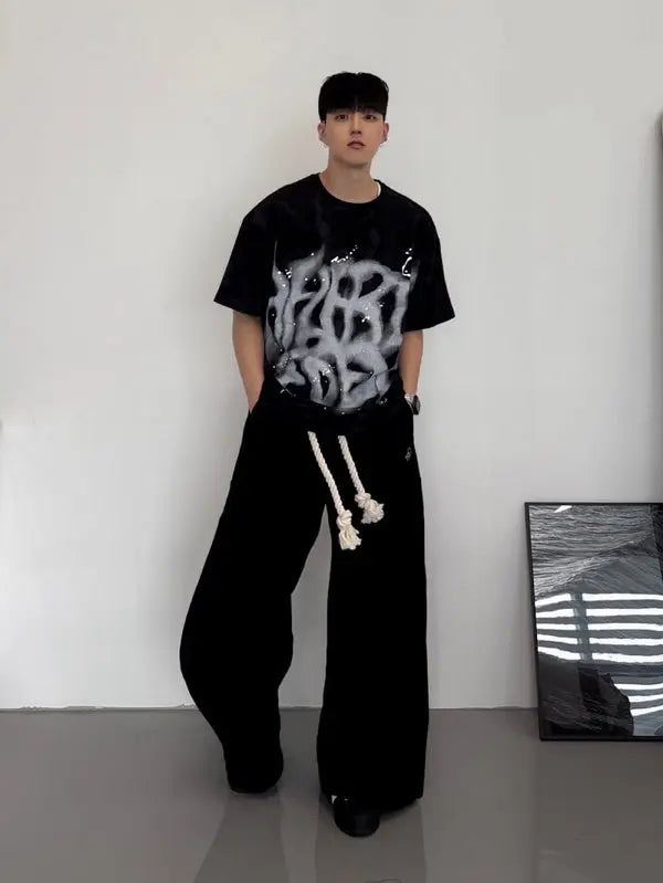 Aelfric Eden Men's Washed Oversized Cotton Graphic Tee - Short Sleeve, Streetwear Clothing, Trending Tops, Unisex Casual Daily Wear | Mensfashion, Men's Tops,summerwins,father'sdaygifts,back to school,back to school shopping